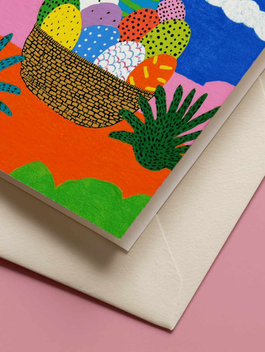 Colorful Easter Egg Surprise mockup 3