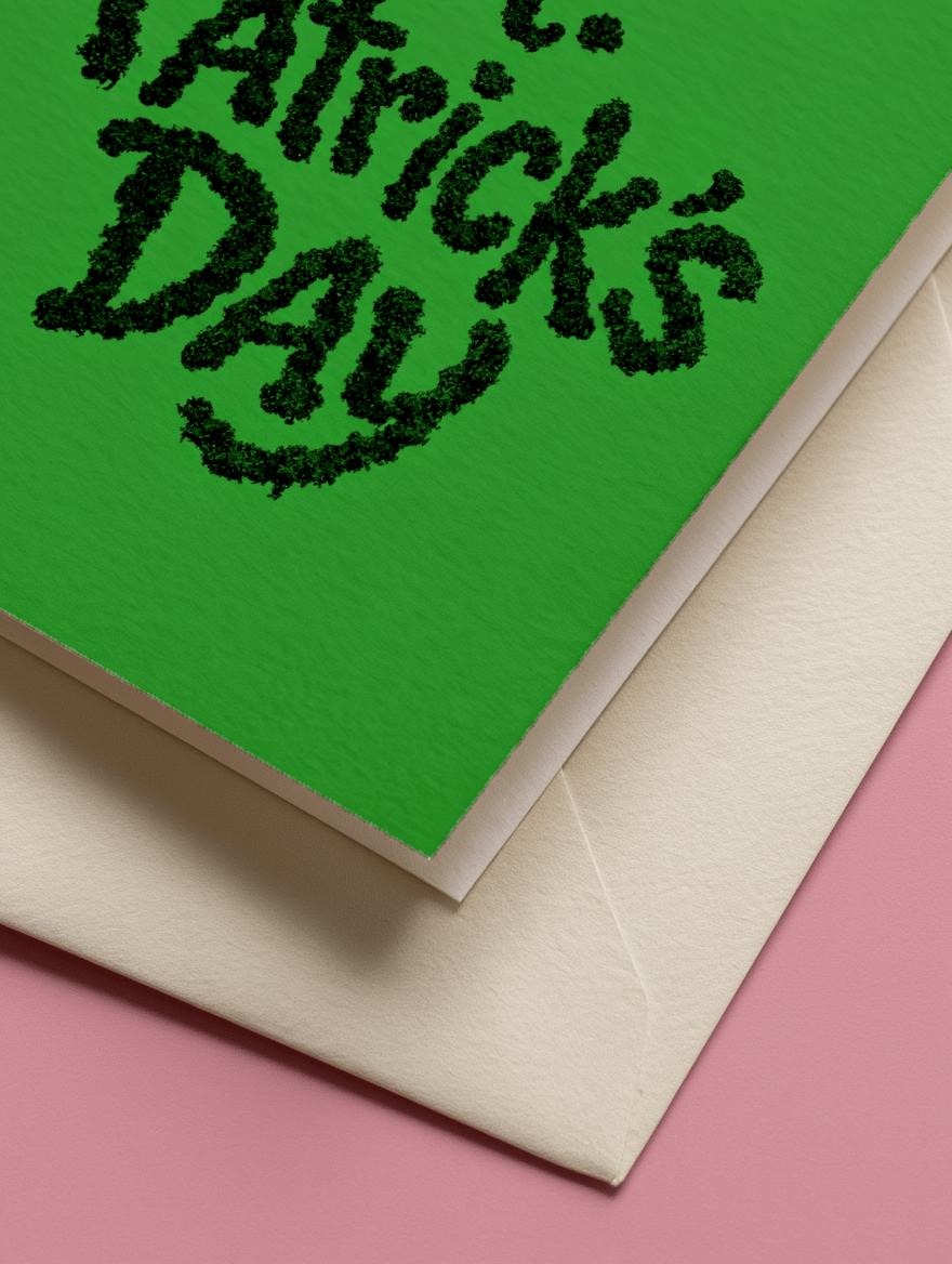Festive St. Patrick's Day Cheers mockup 3