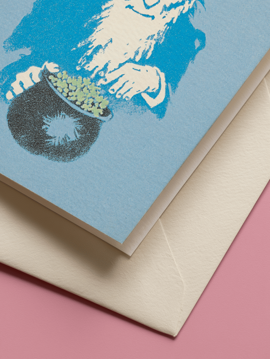 Cheeky Leprechaun Gold Card mockup 3