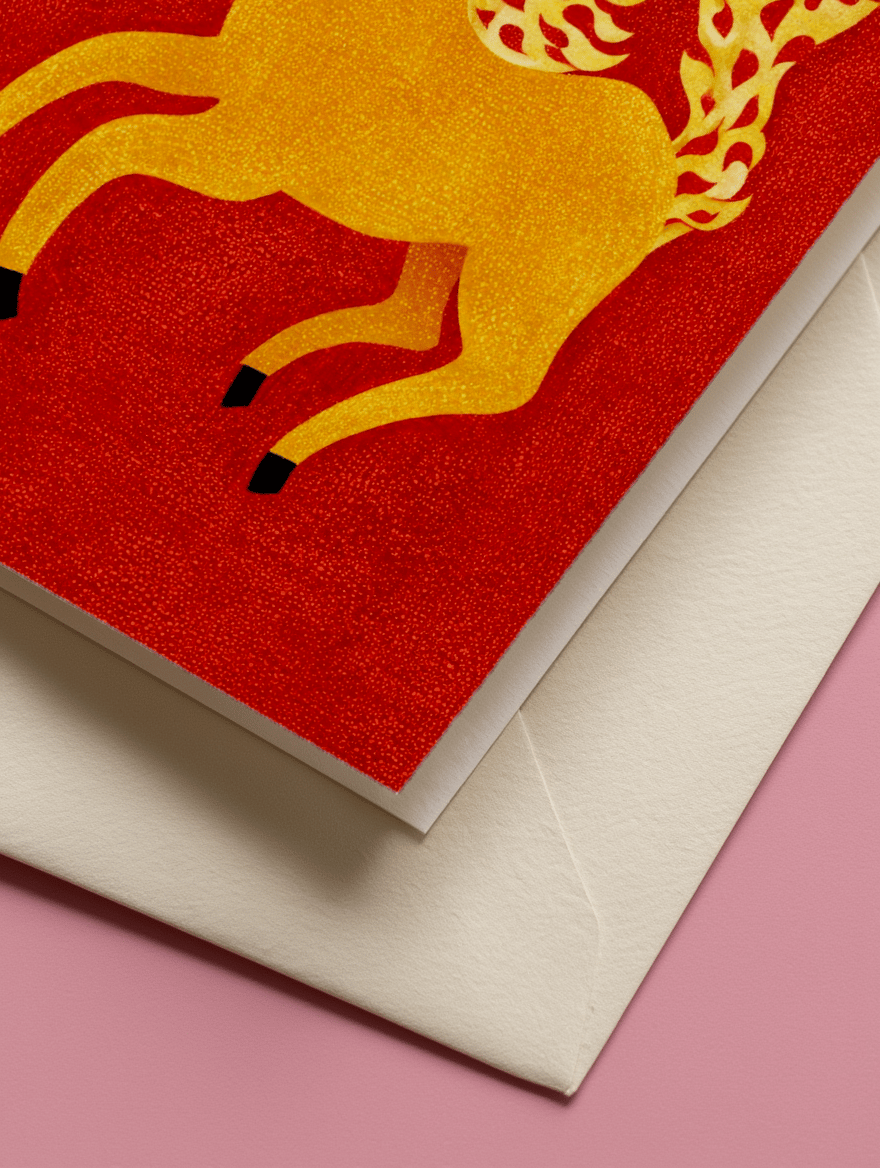 Fiery Horse of Good Fortune mockup 3