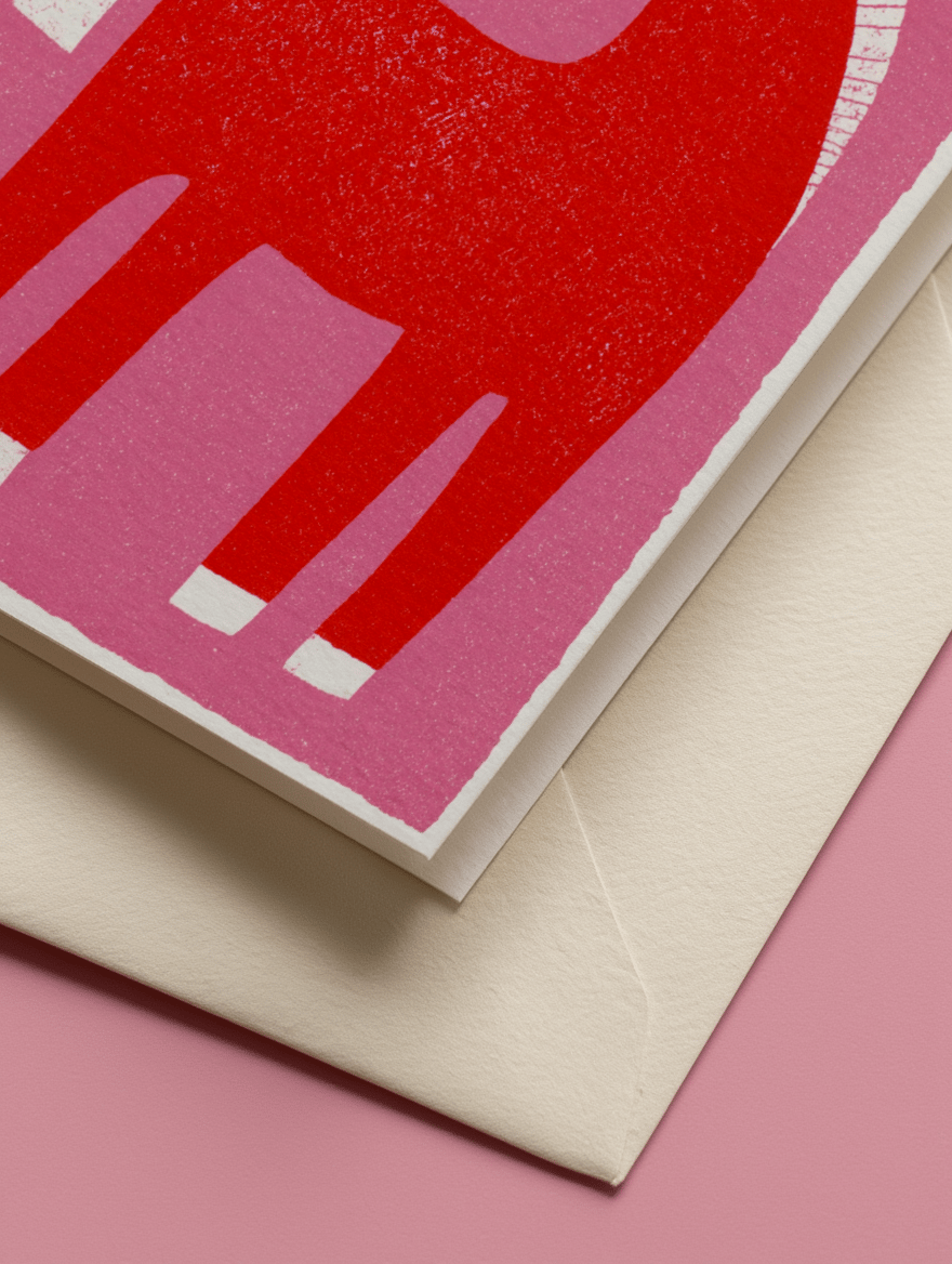 Festive Year of the Horse Card mockup 3