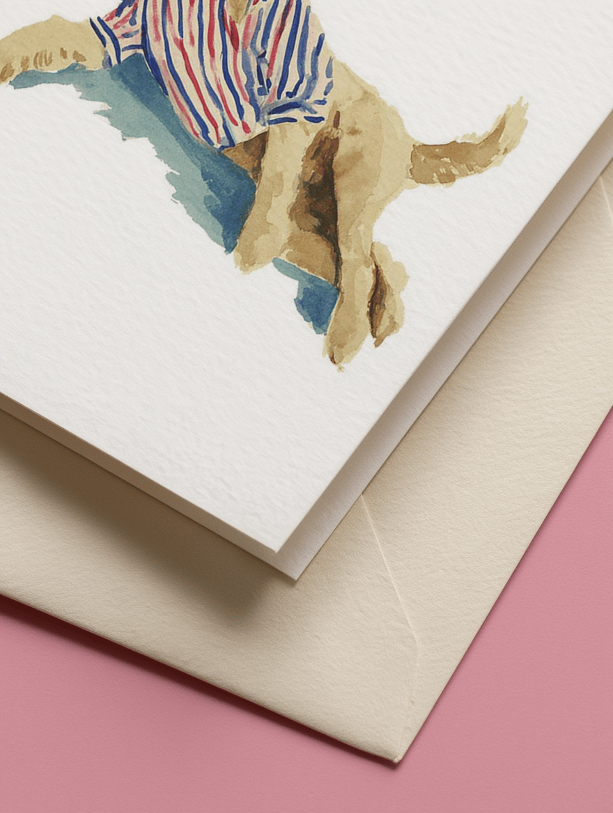 dog posing funny mockup 3