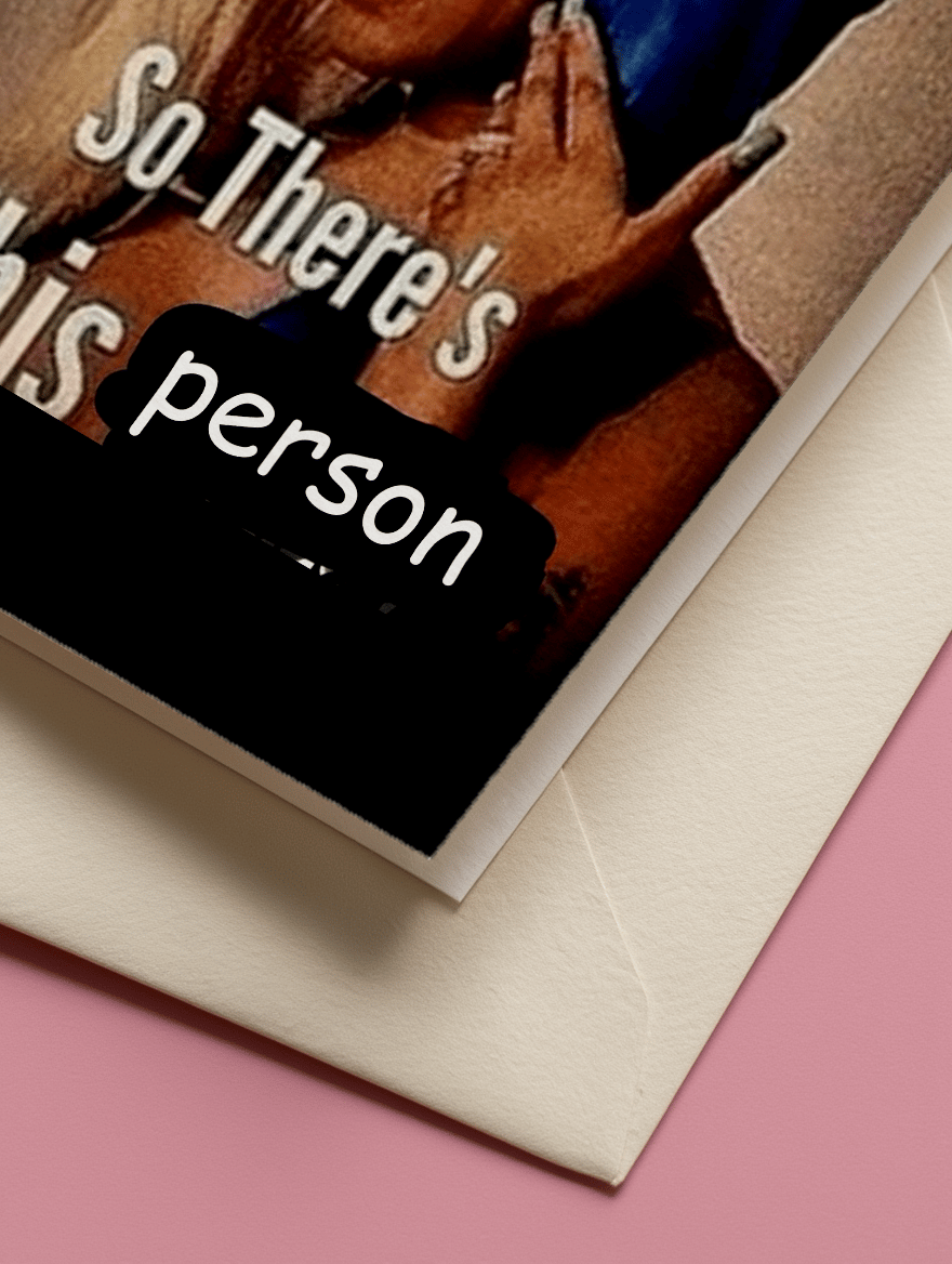 Humor Me: There's This Person mockup 3