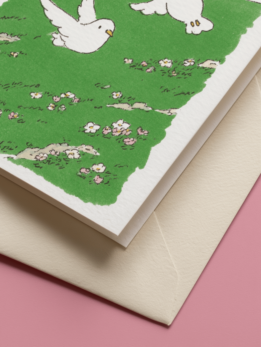 Soaring Together Greeting Card mockup 3