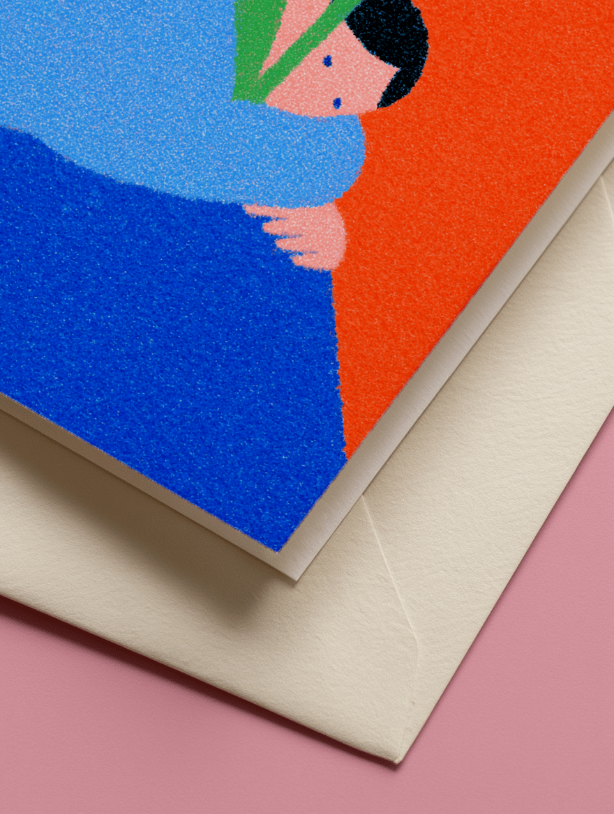 Heartfelt Bloom Card mockup 3
