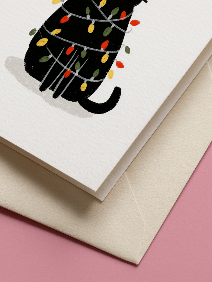 Festive Feline Holiday Cheer mockup 3