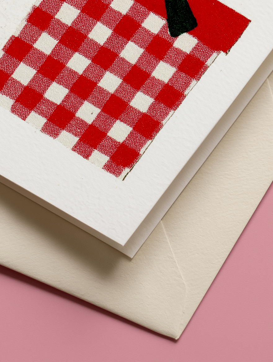 Festive Christmas Cheer Card mockup 3