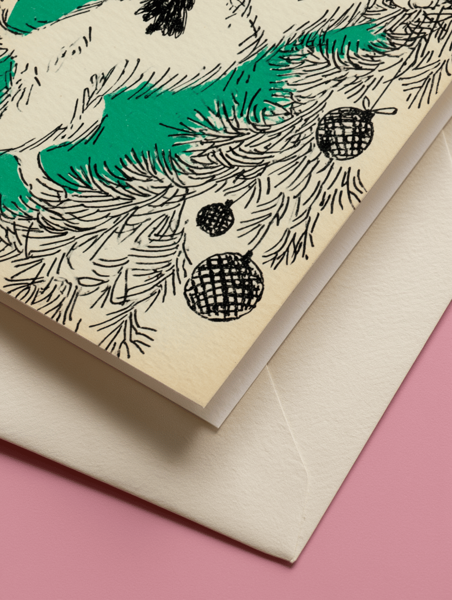 Playful Holiday Pet Greetings mockup 3