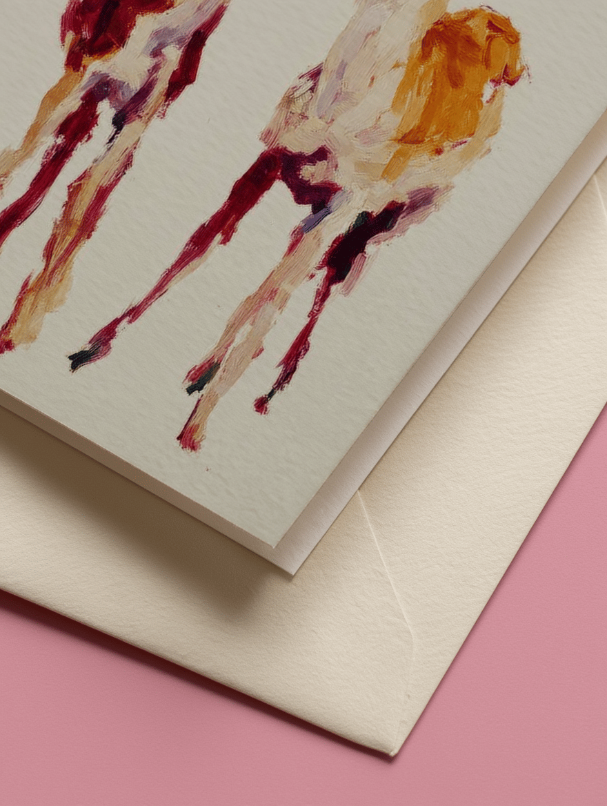Festive December Wishes Card mockup 2