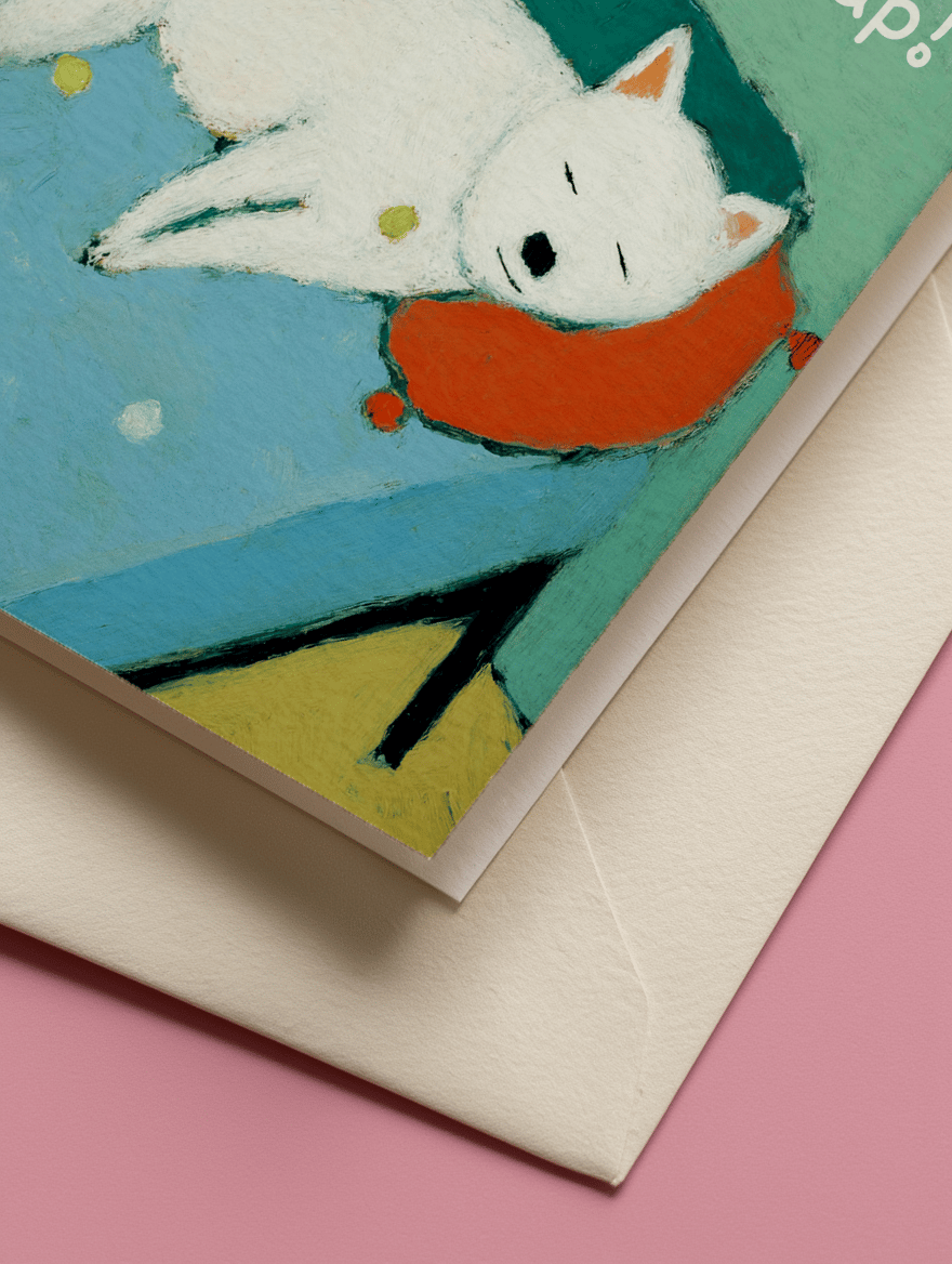Cute Rest Up Card mockup 3