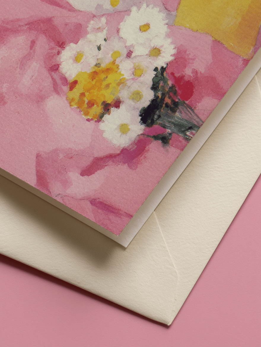 Dreamy Daisies Greeting Card mockup 3