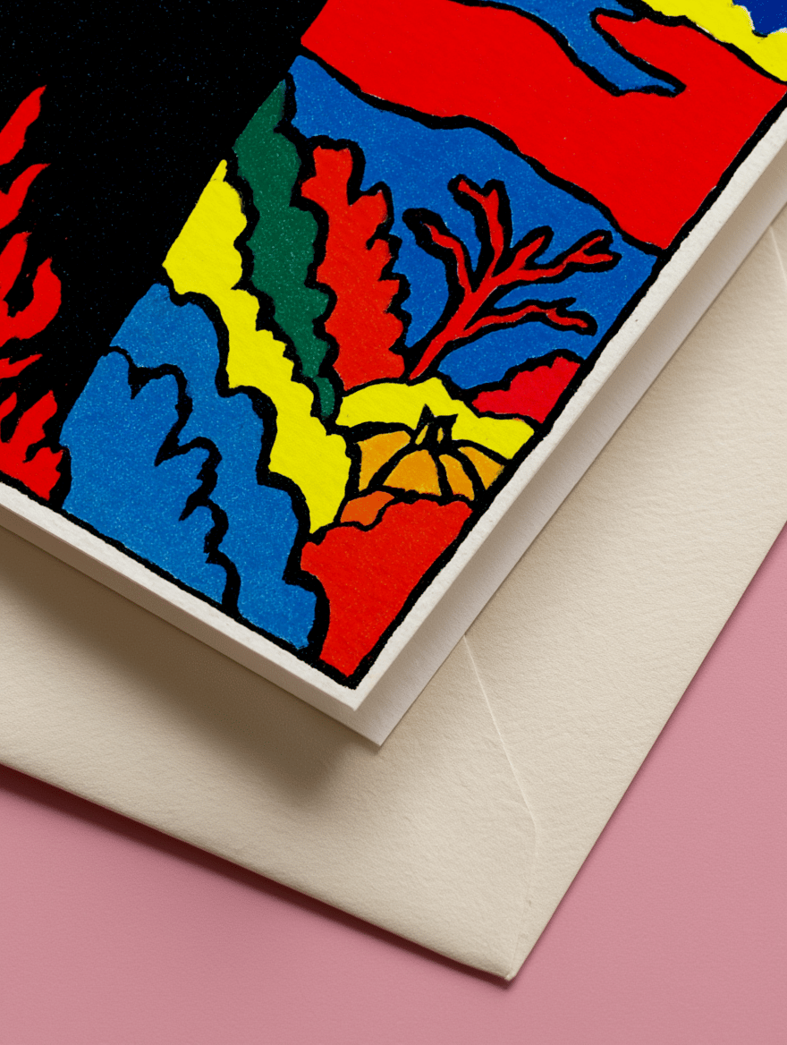 Mystical Cat Fantasy Card mockup 3