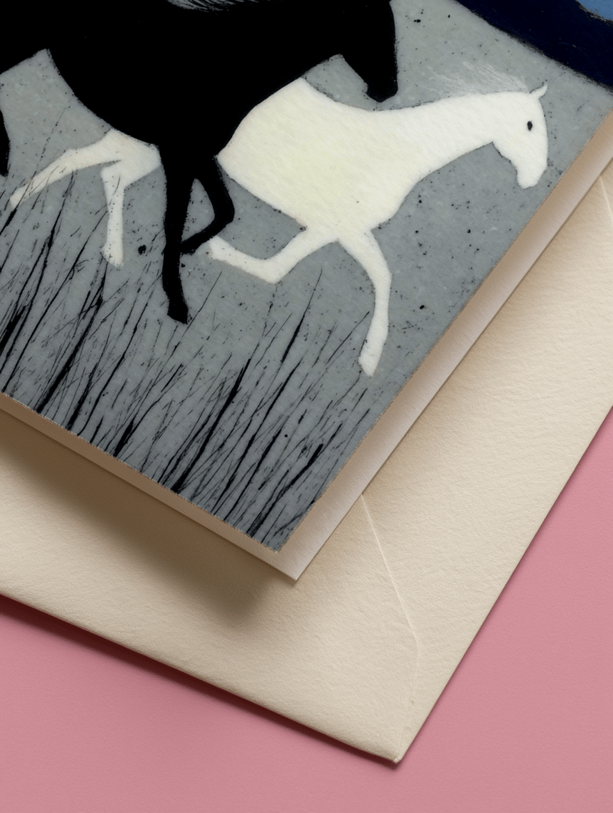 Together Forever Horse Card mockup 3