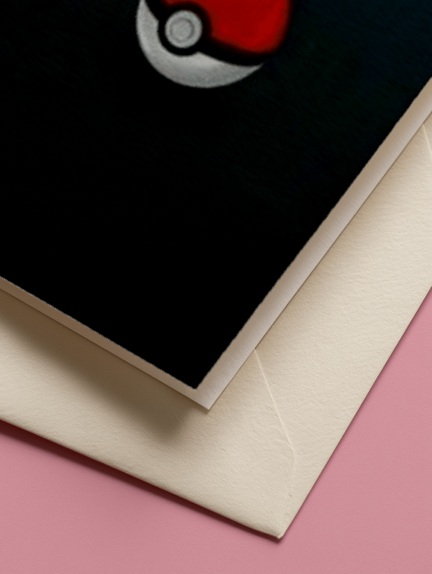 Caught Feelings Card mockup 3