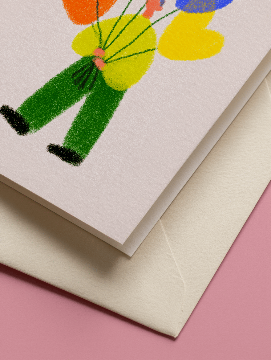 Vibrant Heart Balloon Surprise mockup 3