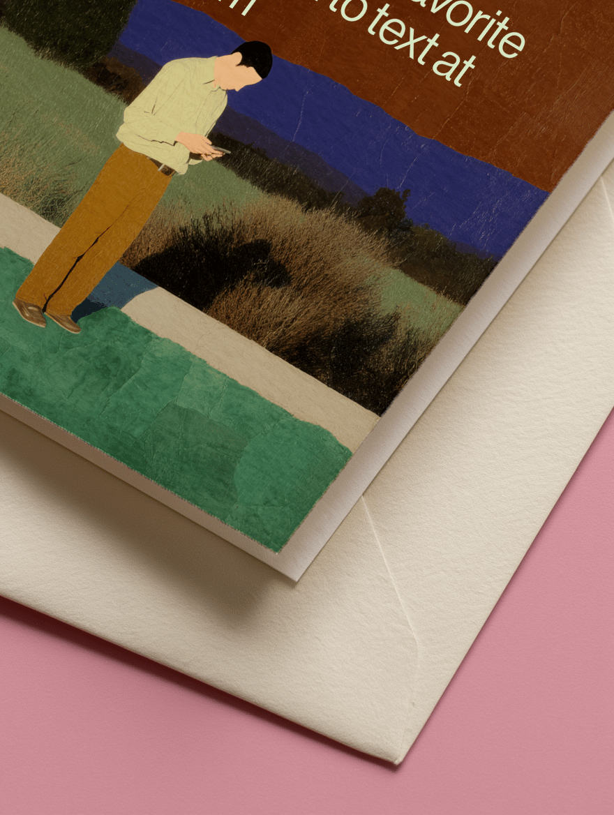 Favorite Person to Text at 3am Card mockup 3