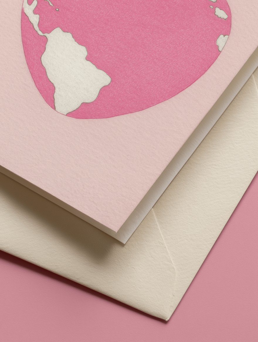 Love Knows No Boundaries Card mockup 3