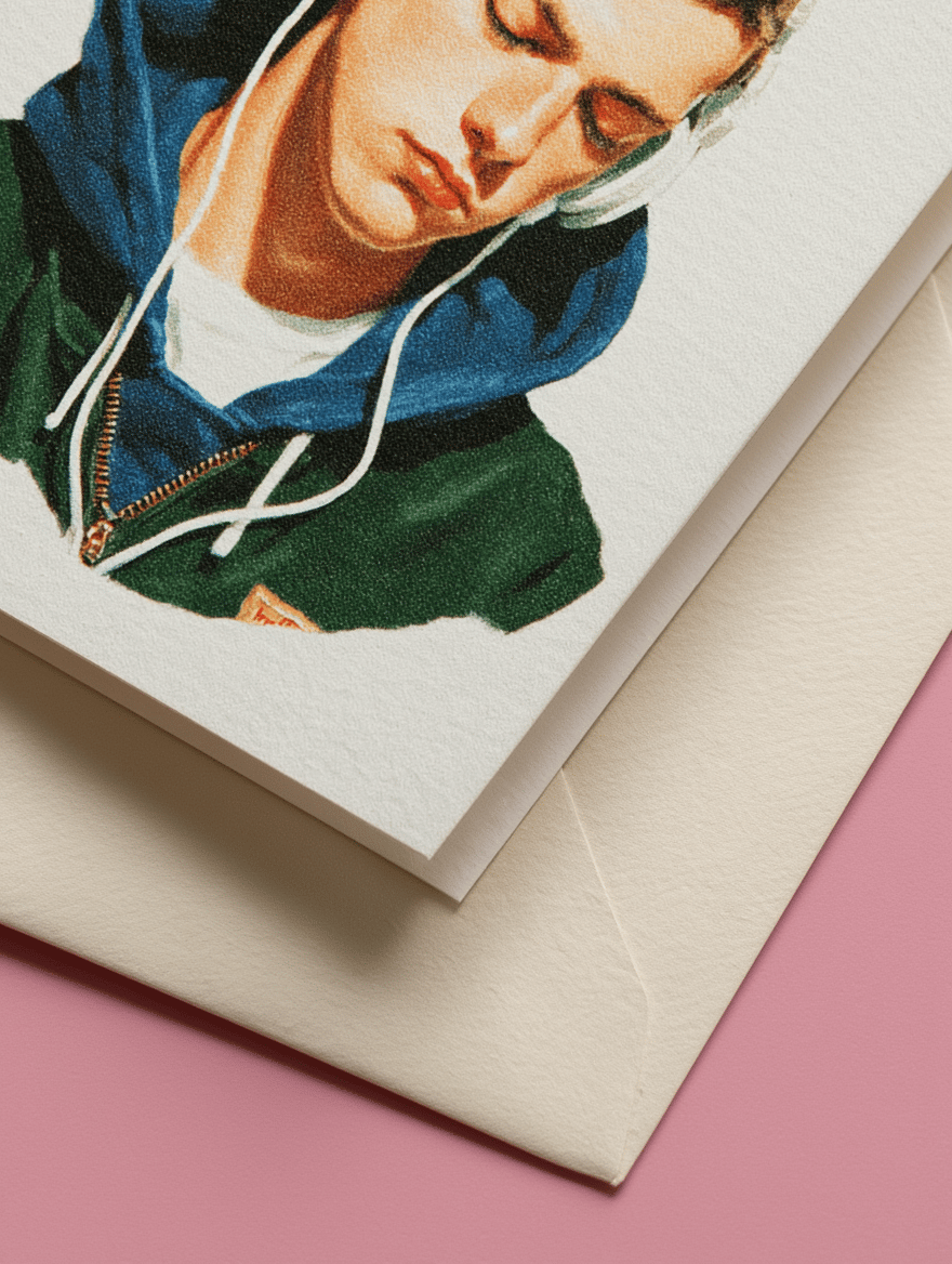 Every Song Reminds Me of You Music Card mockup 3