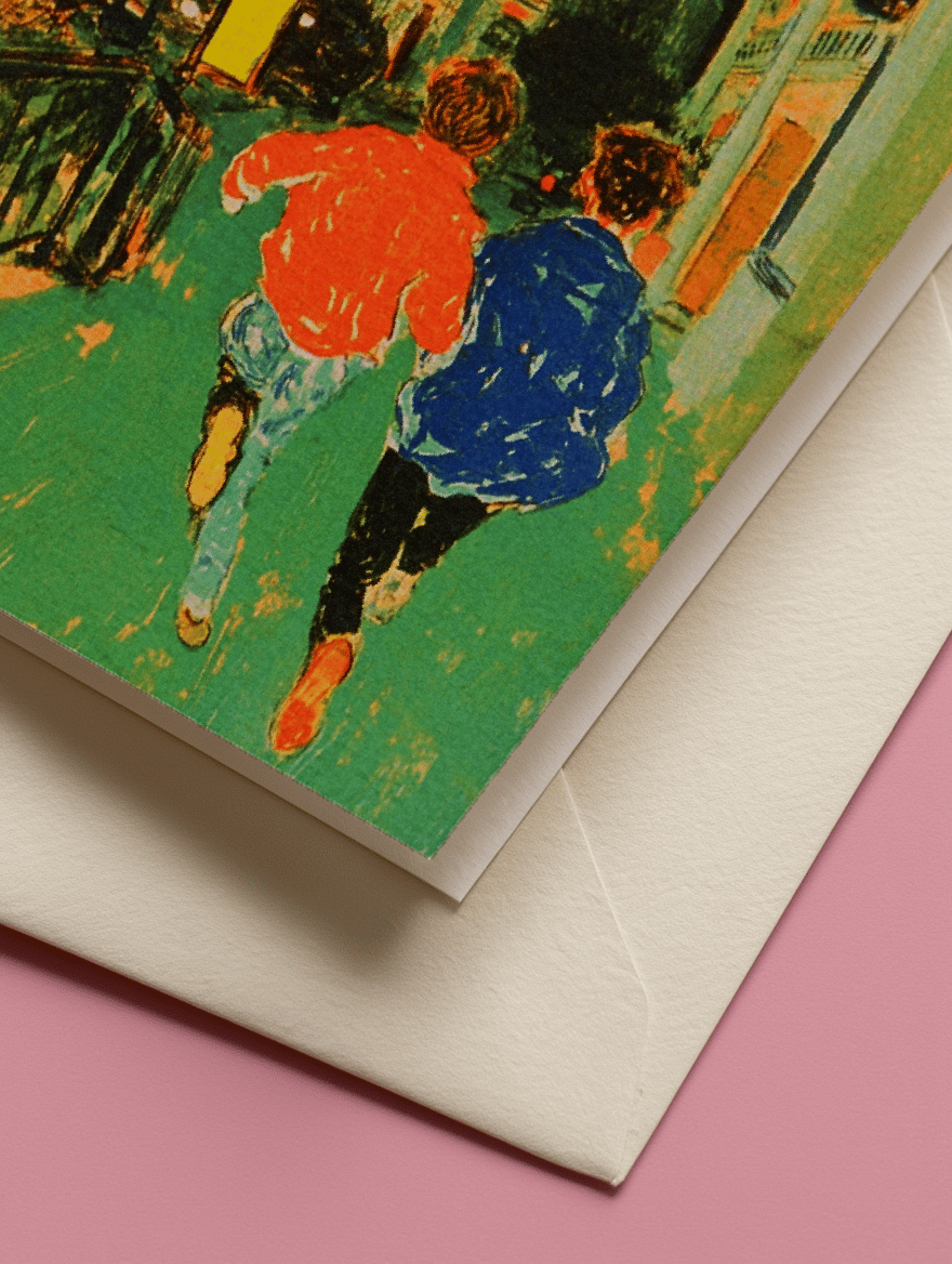 Friends Forever Night Run Card mockup 2