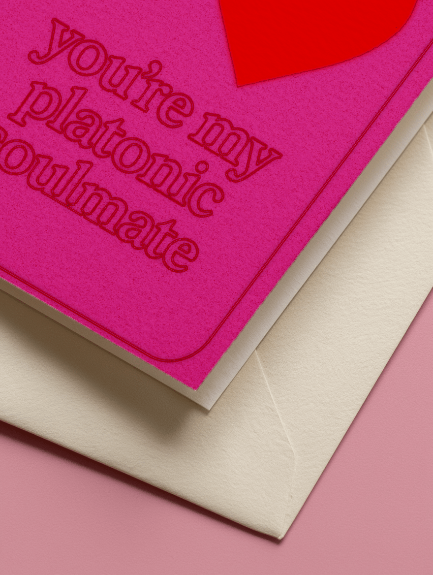 You're My Platonic Soulmate Card mockup 3