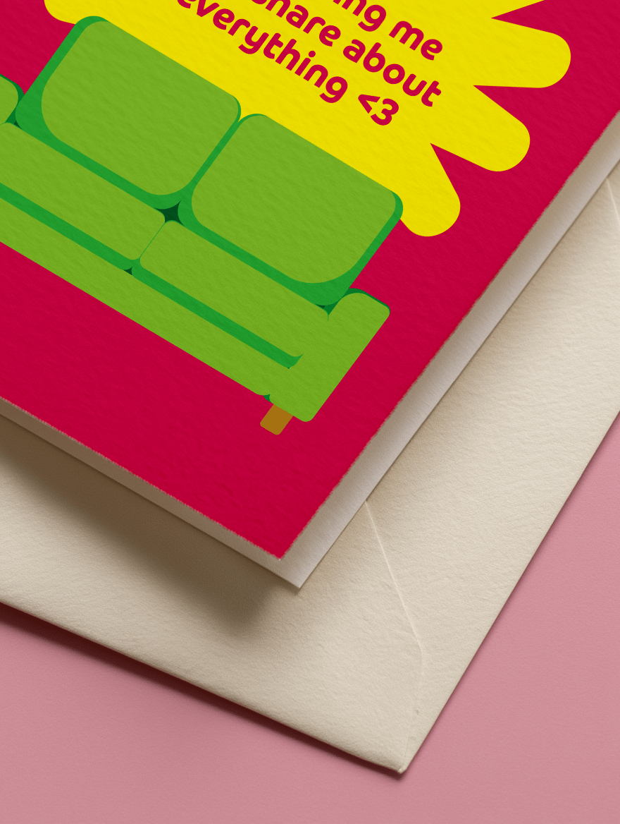 Thanks for Letting Me Overshare Card mockup 3