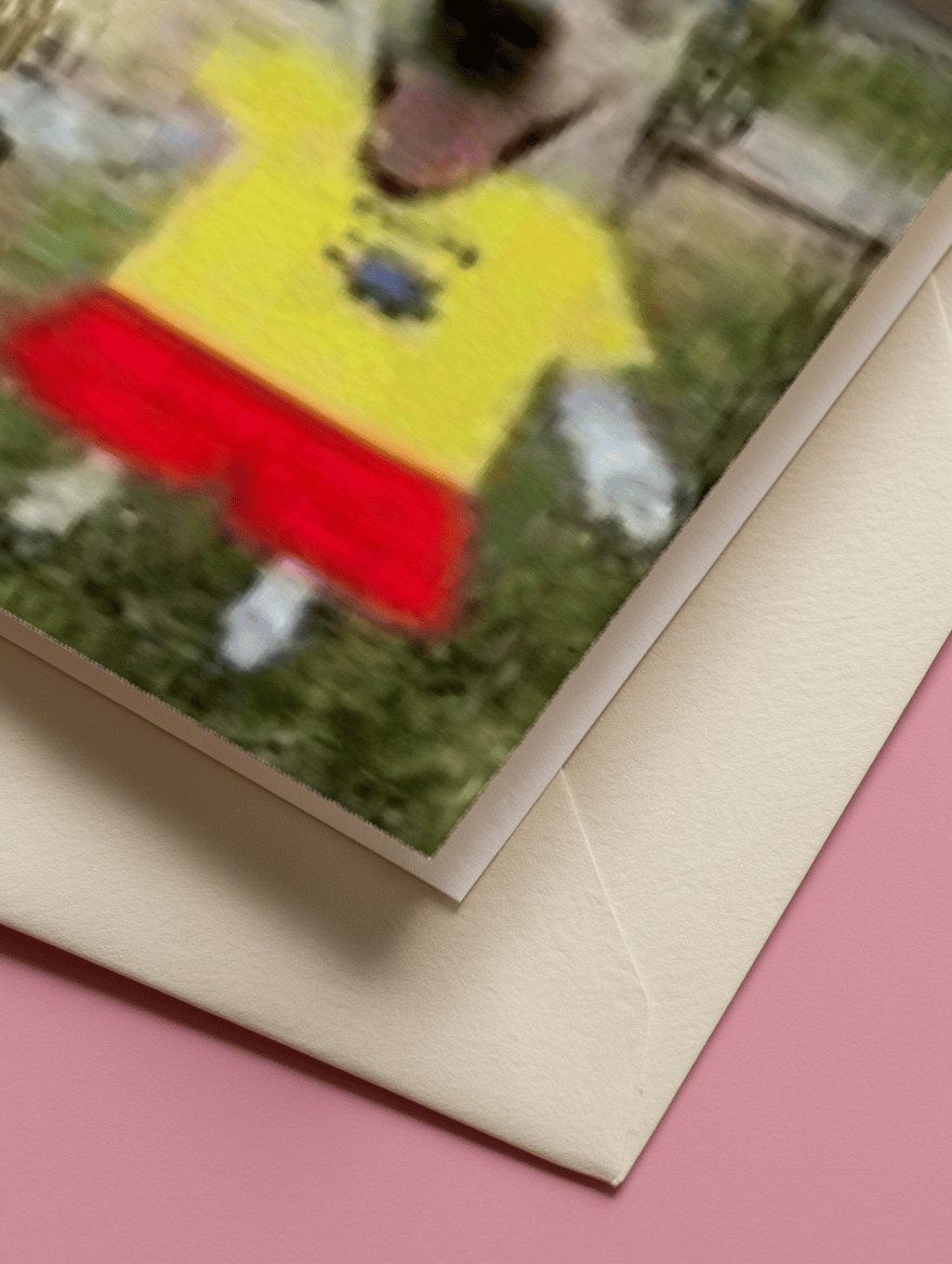 How It Feels to Celebrate Birthday Card mockup 3