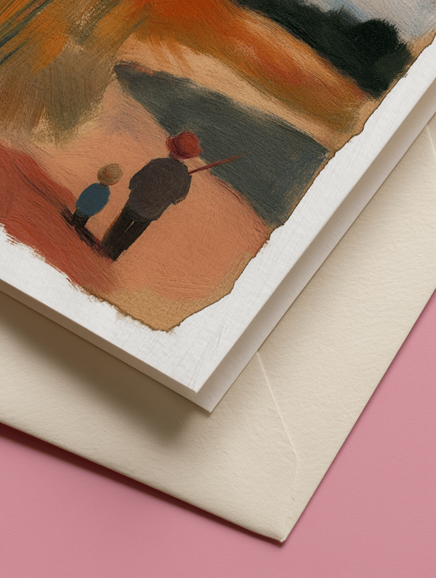 Love You Dad Fishing Card mockup 3