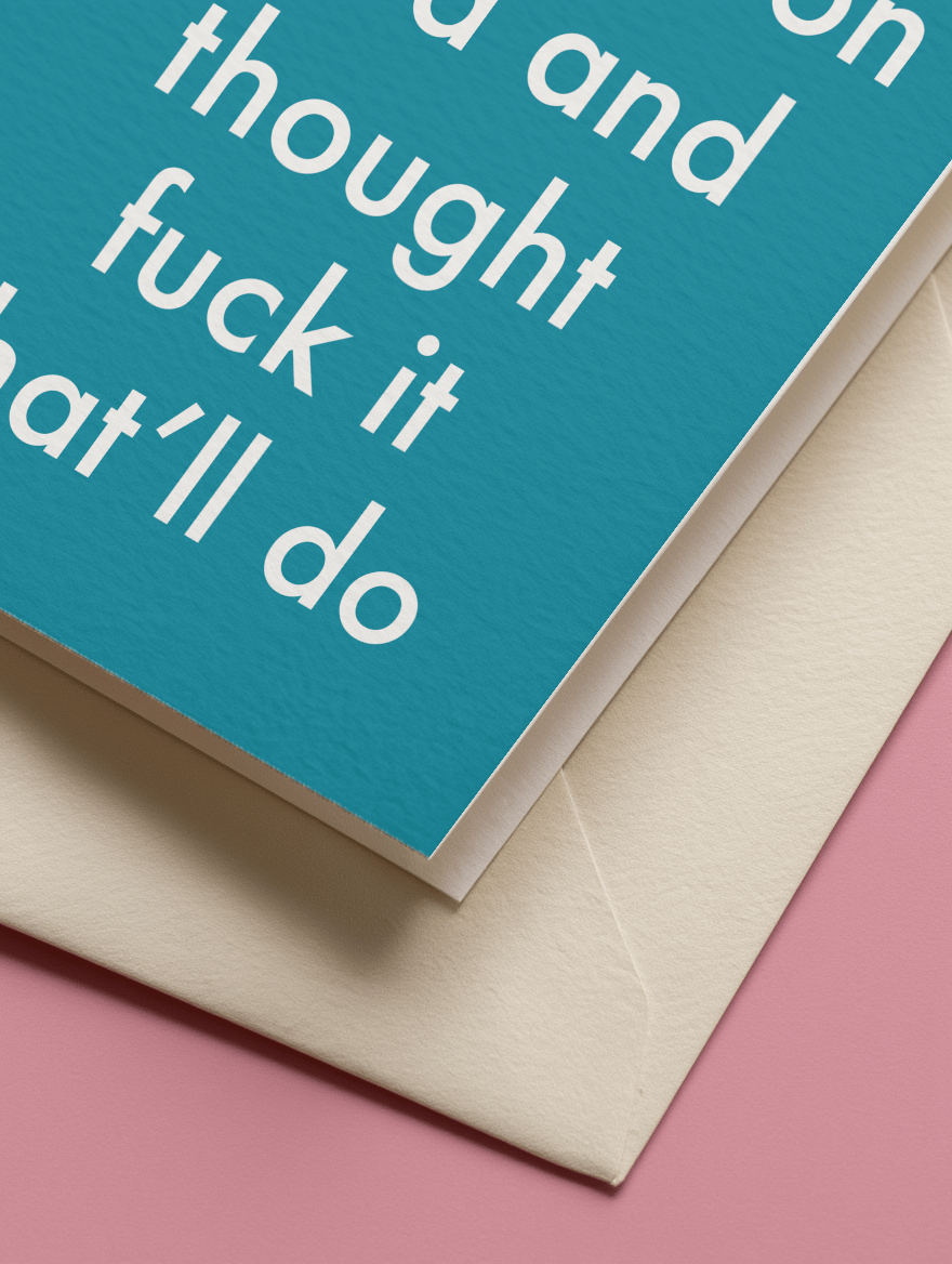 That’ll Do Graduation Card mockup 3