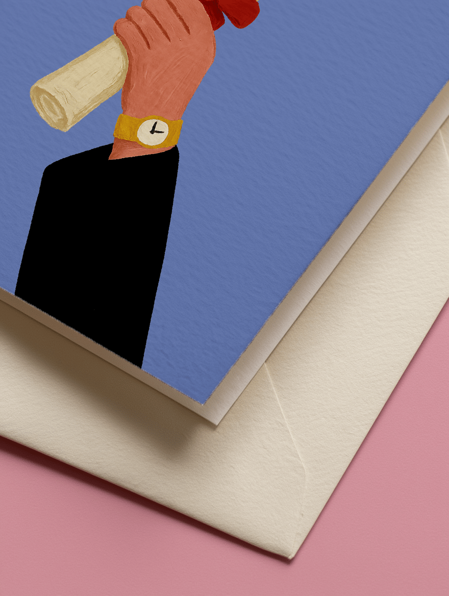 Classic Congratulations Diploma Card mockup 3