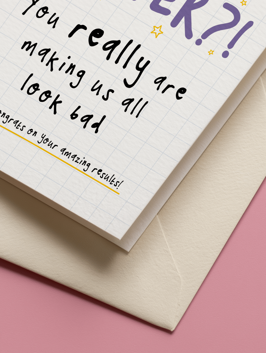 Clever Results Congrats Card mockup 3