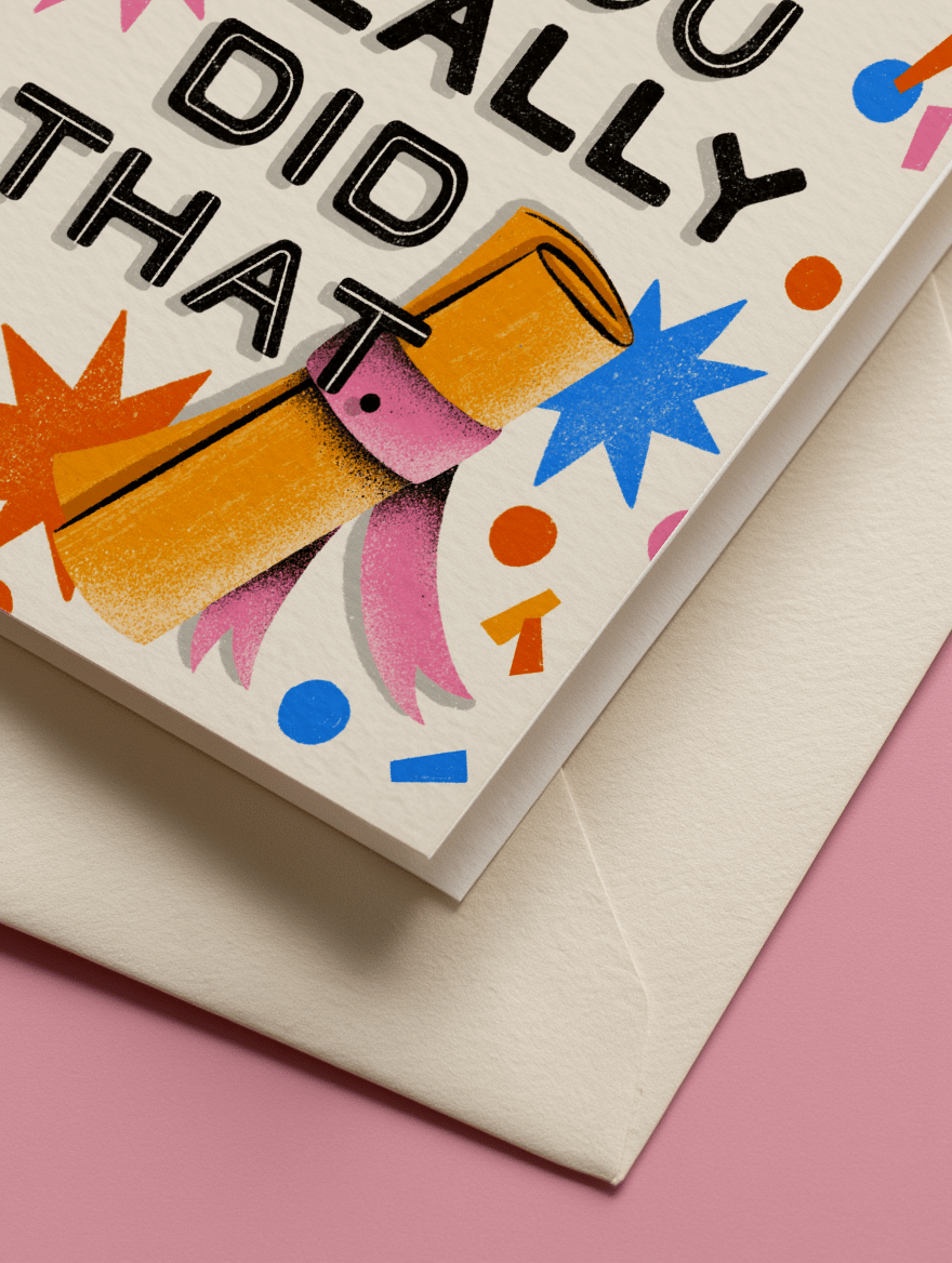 You Really Did That Graduation Card mockup 3