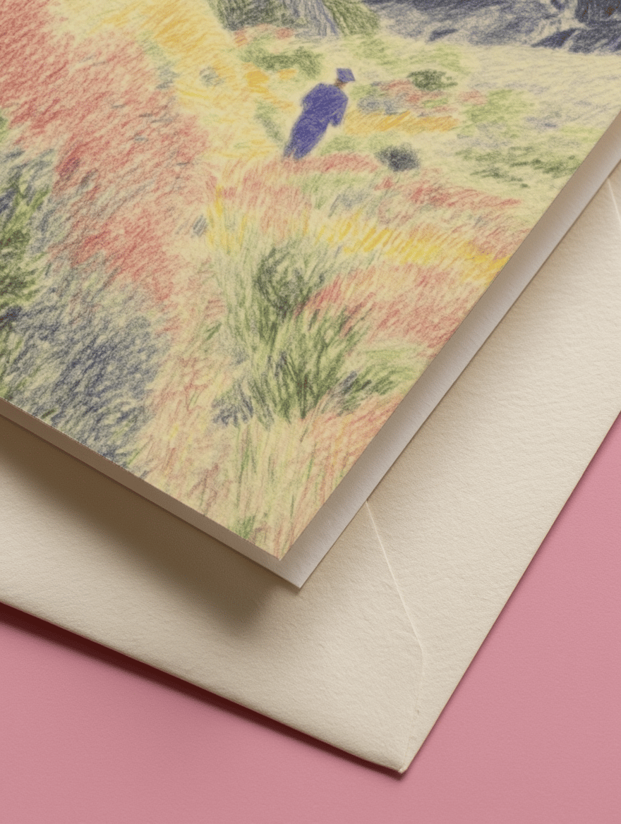Into the Next Chapter Graduation Card mockup 3