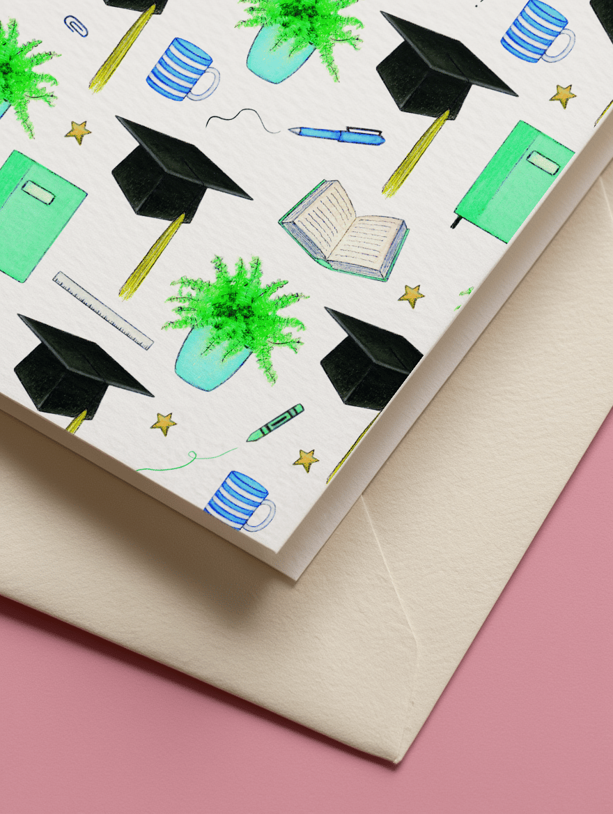 Study Essentials Congrats Card mockup 3