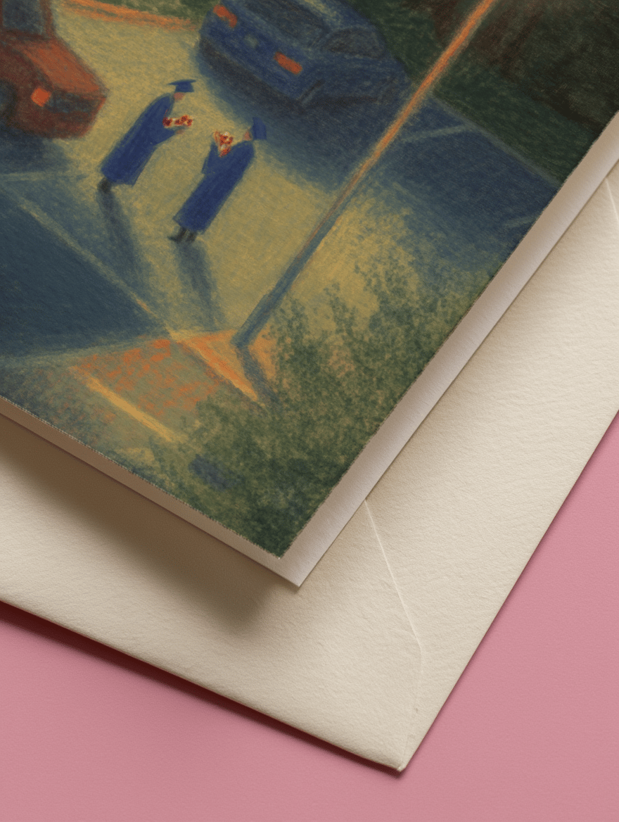 Caps And Goodbyes Under Streetlight mockup 3