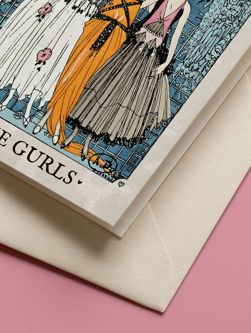 The Gurls Tarot Card mockup 3