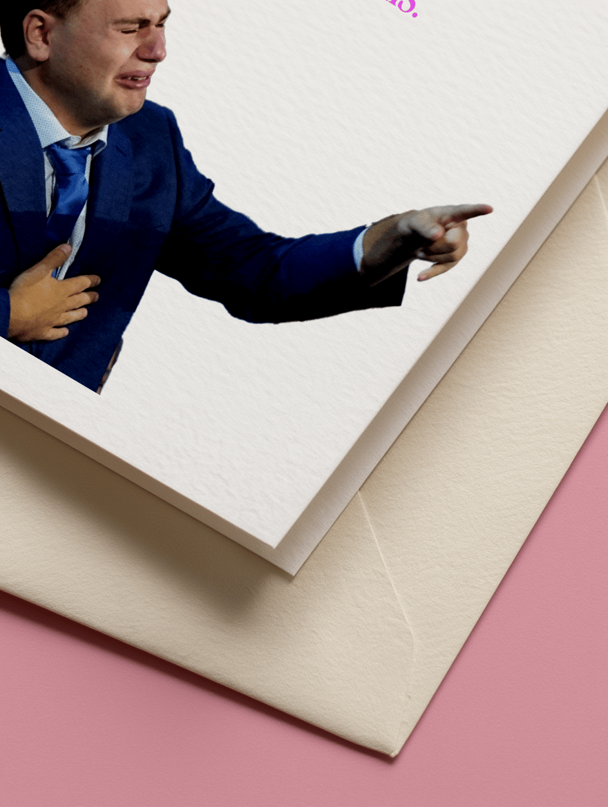 I’m Going to Miss Your Emails Card mockup 3