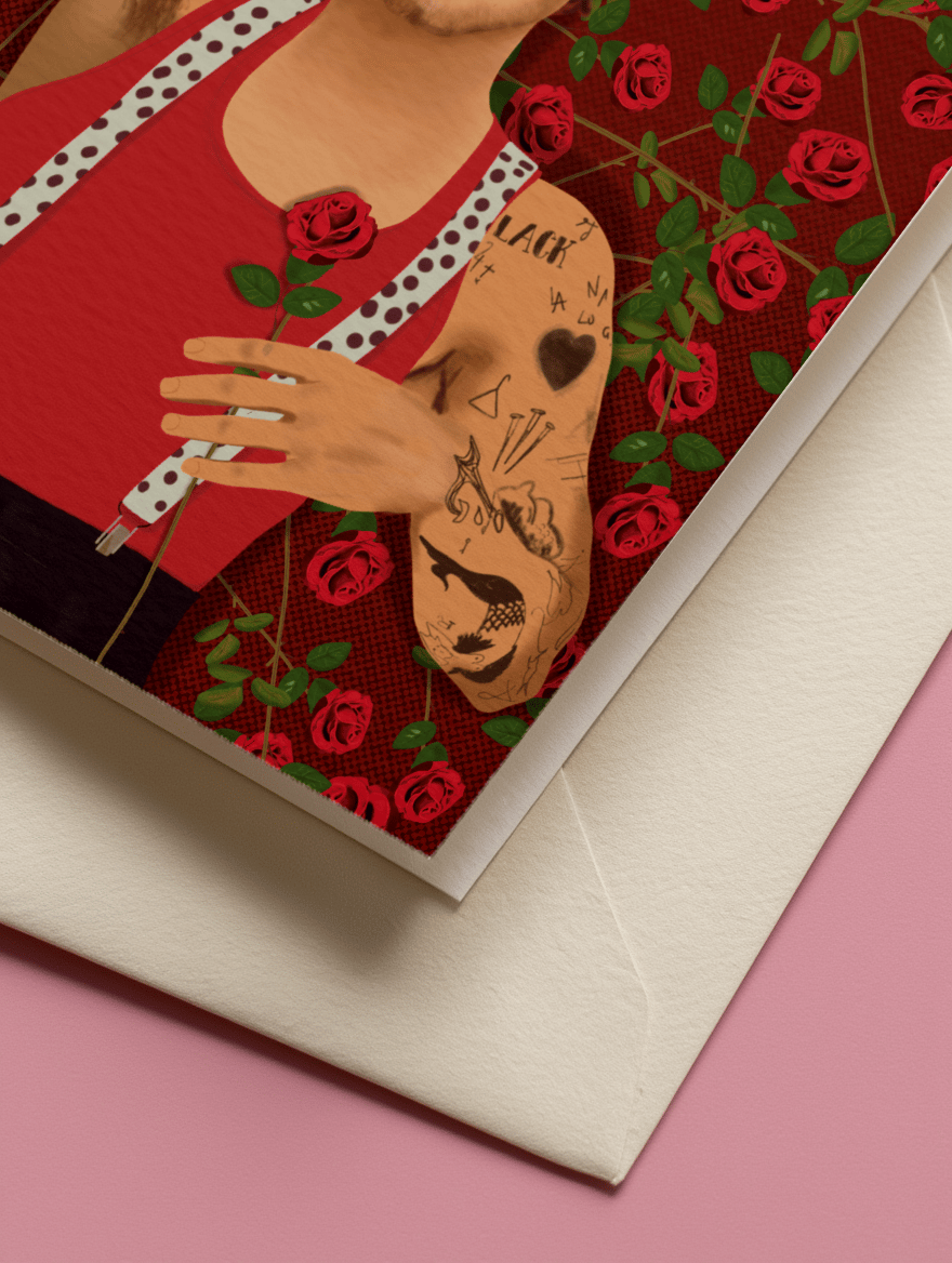 Harry Valentine's Day Card mockup 3