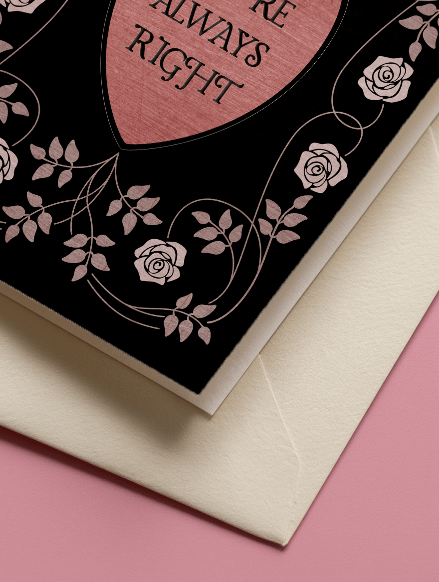 You’re Always Right Card mockup 2