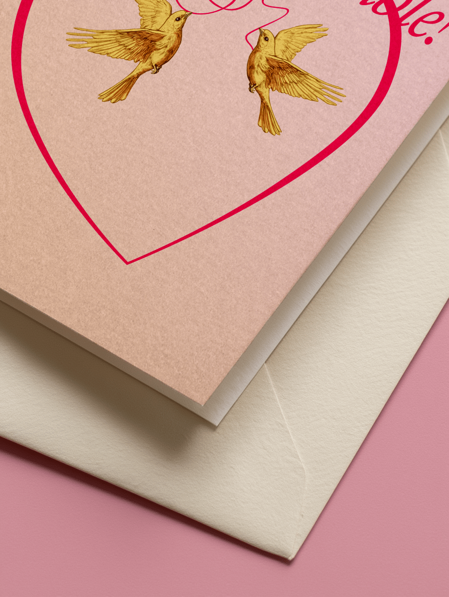 Our Love Is Figureoutable Card mockup 3