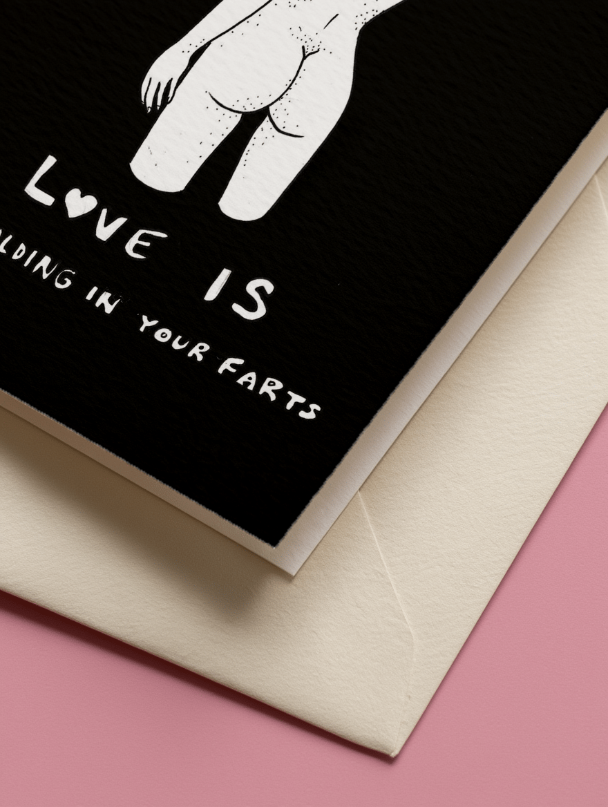 Love is Holding Farts mockup 3