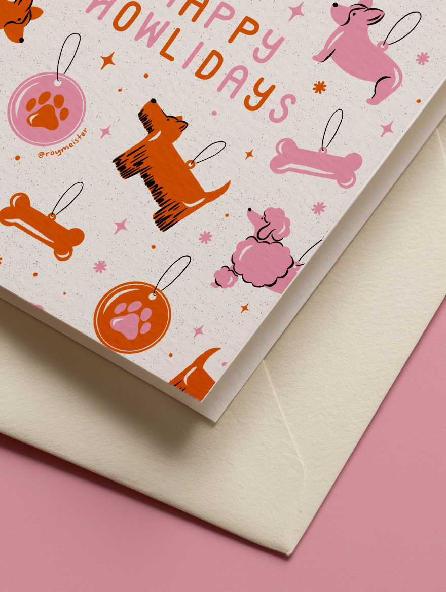 Happy Howlidays Dogs mockup 3