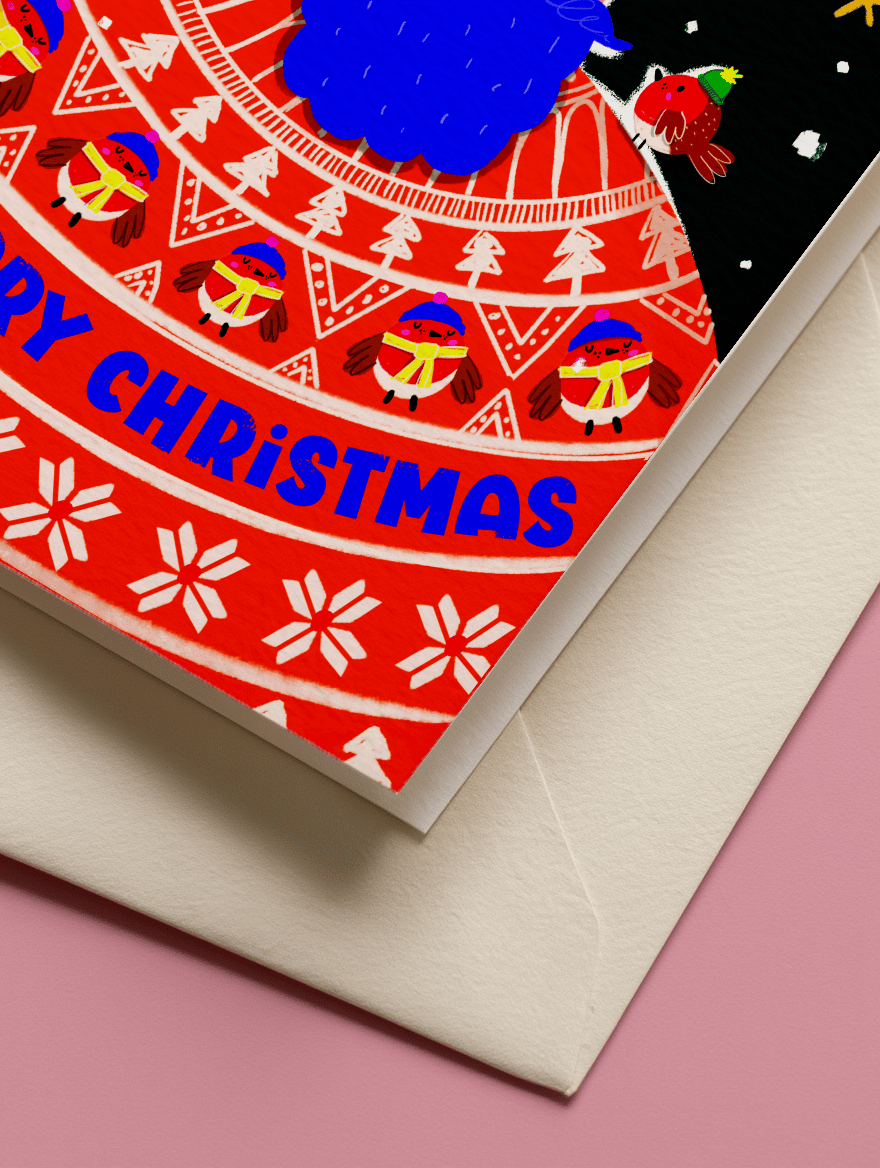 Festive Bearded Sweater Christmas mockup 3