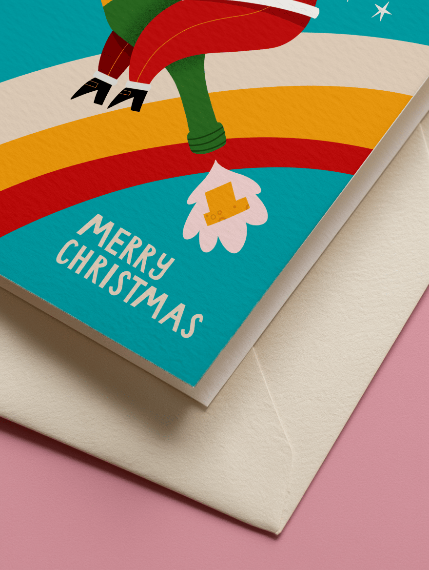 Santa's Champagne Ride mockup 3