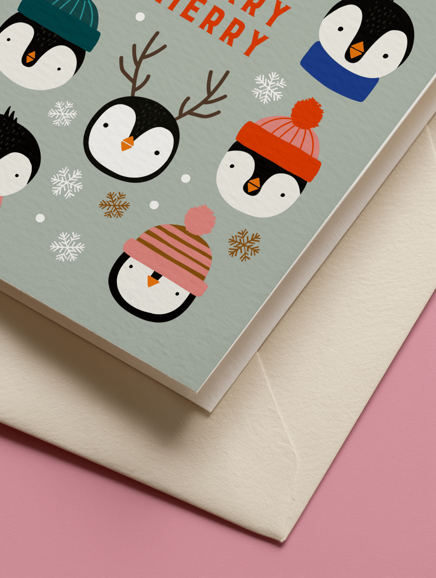 Merry Merry Penguin mockup 3