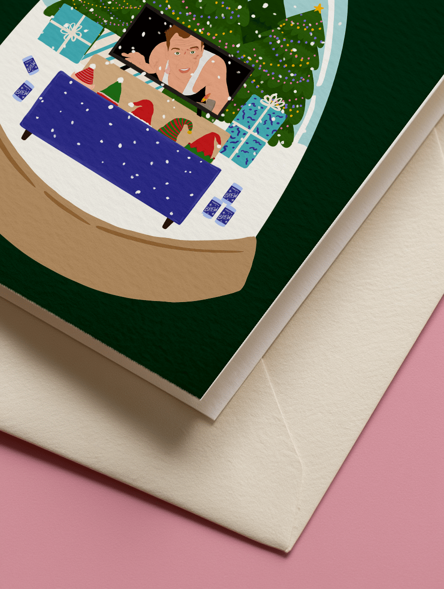 Die Hard Christmas Snow Globe mockup 3