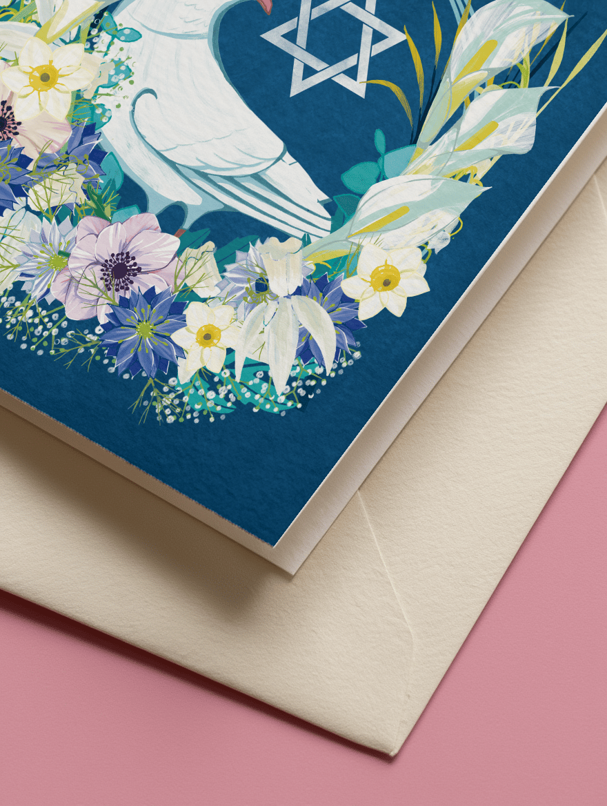 Peaceful Dove Hanukkah mockup 3