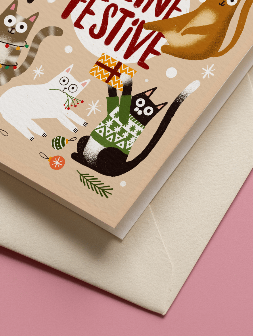 Feline Festive mockup 3