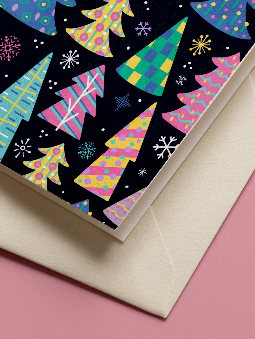 Festive Forest Greetings mockup 3