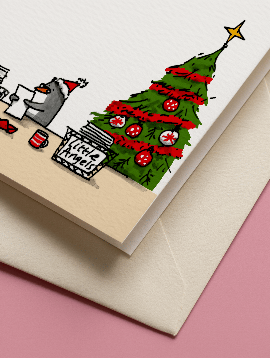 Santa's Sorting Office Humor mockup 3