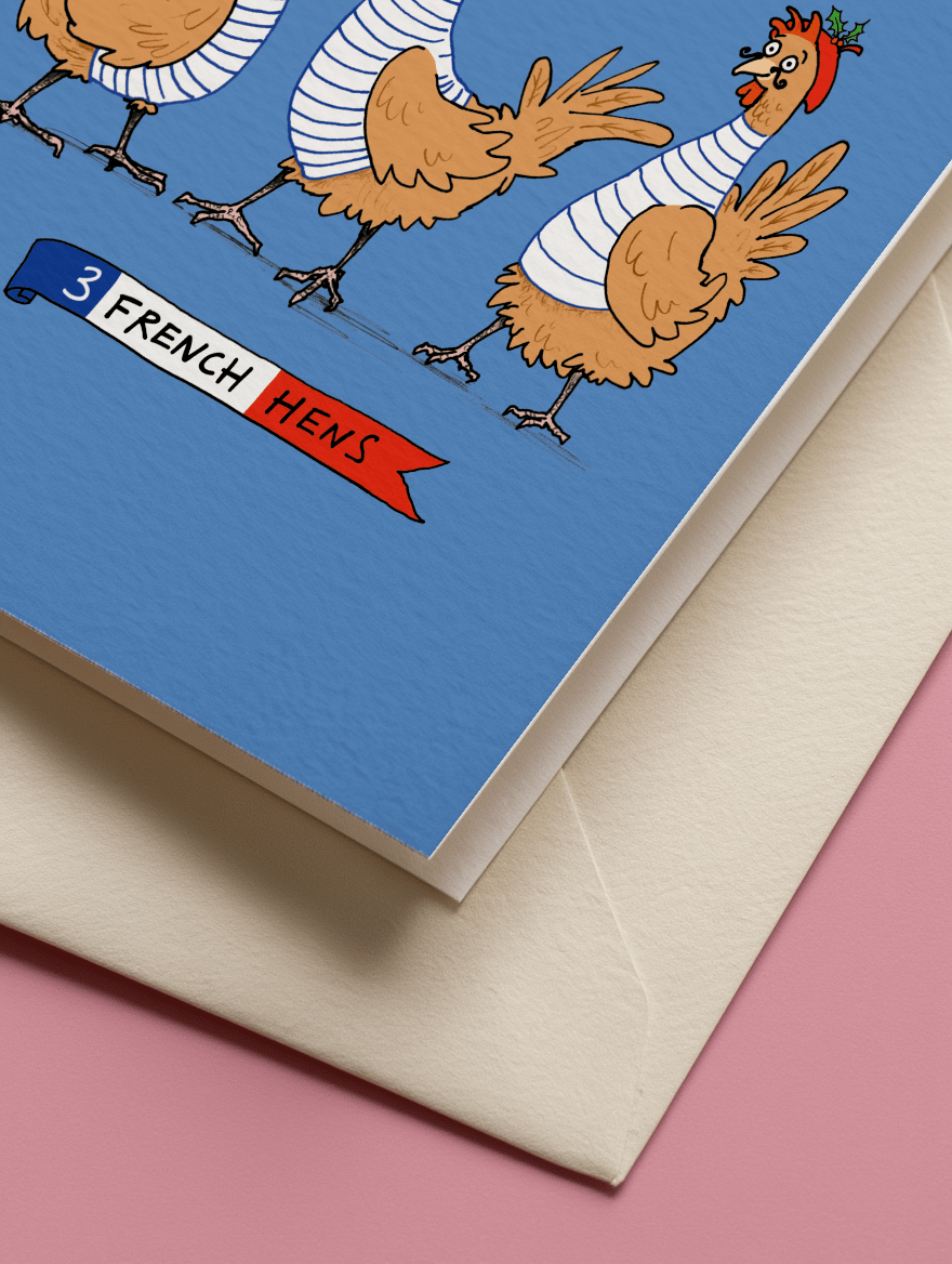 Three French Hens mockup 3